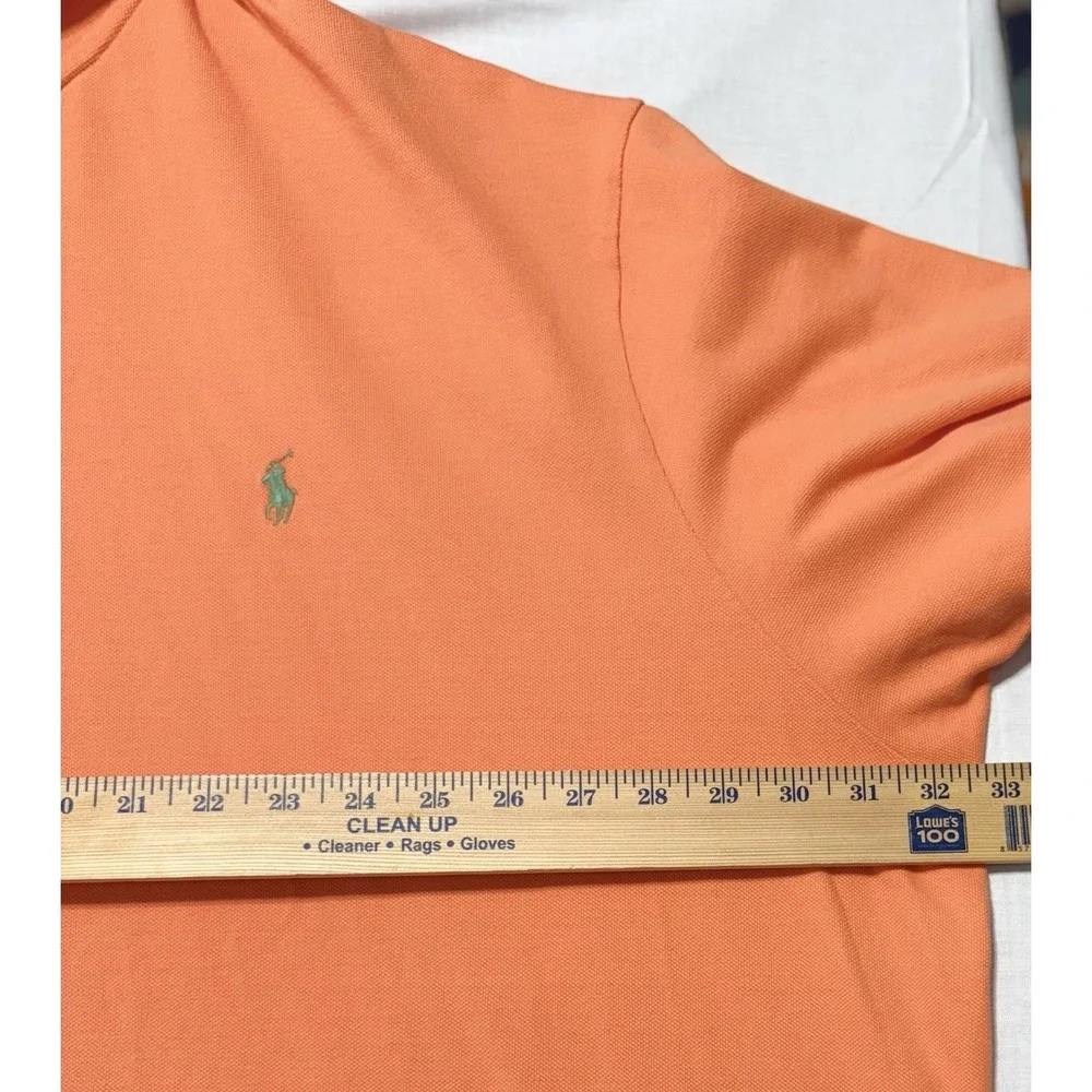 Polo Ralph Lauren Men's Orange Classic Fit Short Sleeve Polo Shirt Size 6XB